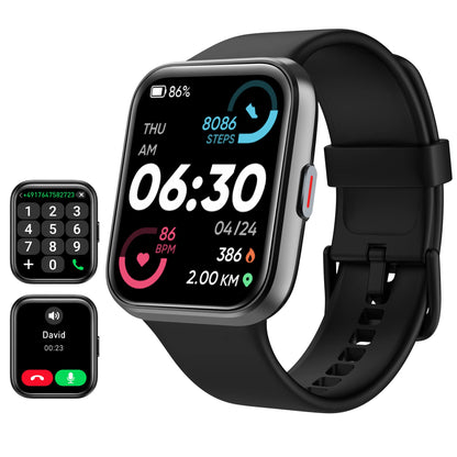 Tensky Smart Watch for Men/Women Android/iPhone/Samsung, Alexa Built-in, 1.8" Touch Screen Fitness Tracker with Answer/Make Calls, 3ATM Waterproof Heart Rate/Sleep/SpO2 Monitor, 120+ Sport Modes