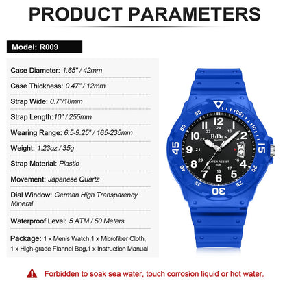 LN LENQIN Mens Watches Stainless Steel Waterproof Analog Quartz Watch for Men with Date Luminous Fashion Wristwatch