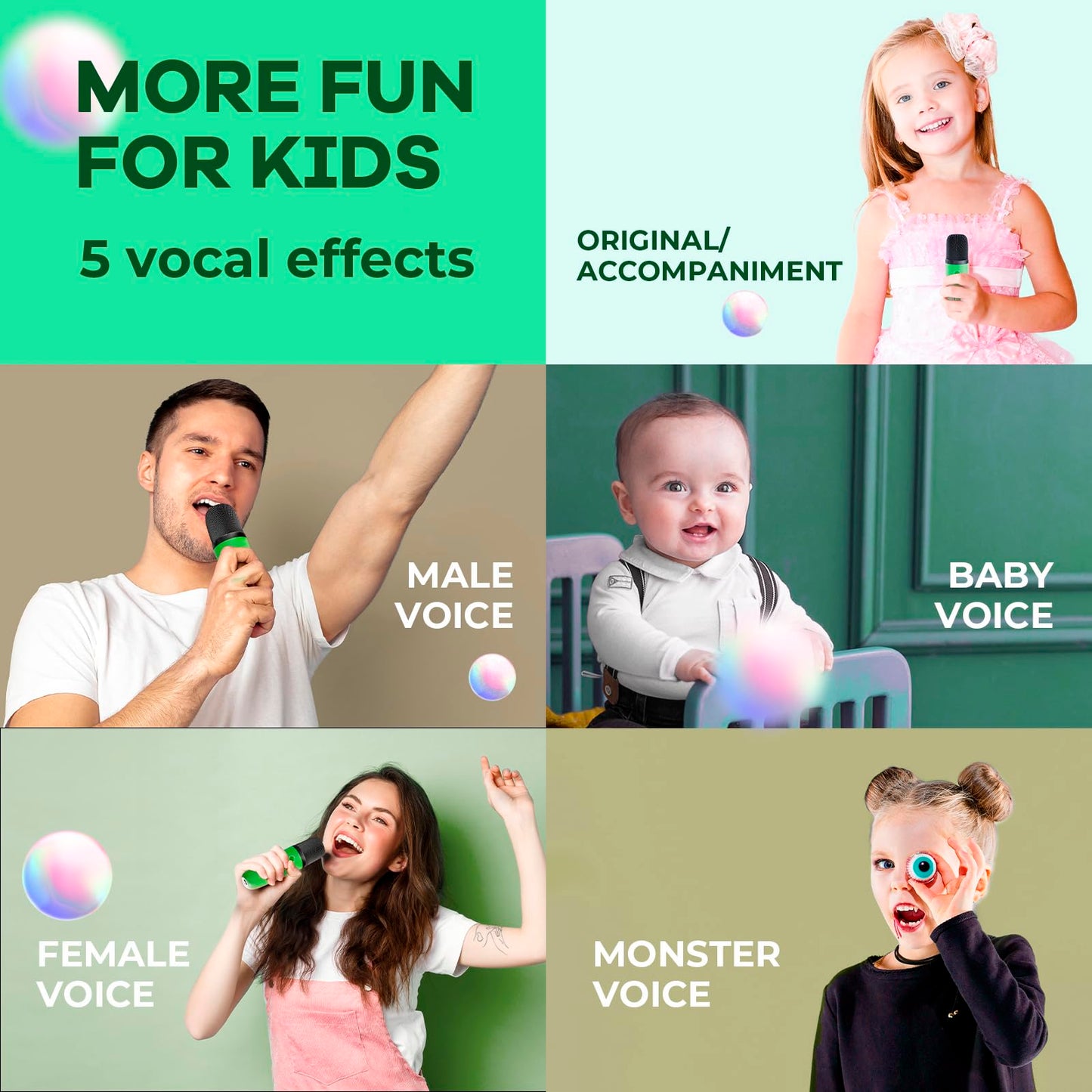YLL Mini Karaoke Machine for Kids Adults, Portable Bluetooth Speaker with 2 Wireless Microphones, Trendy Birthday Gifts Toys for Girls Ages 3, 4, 5, 6, 7, 8, 9, 10+ Years Old Home Family Party (P-ink)