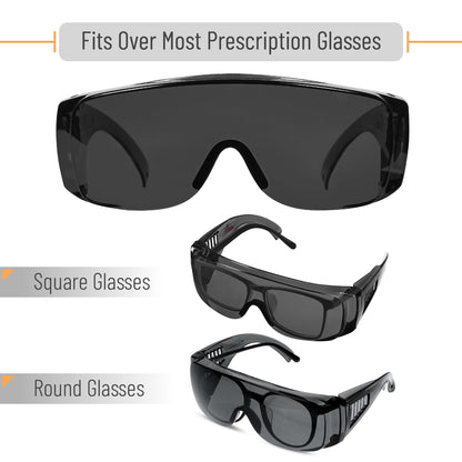 UNCO- Safety Goggles Over Glasses, Protective Goggles, Anti Fog, Work, Safety Glasses Over