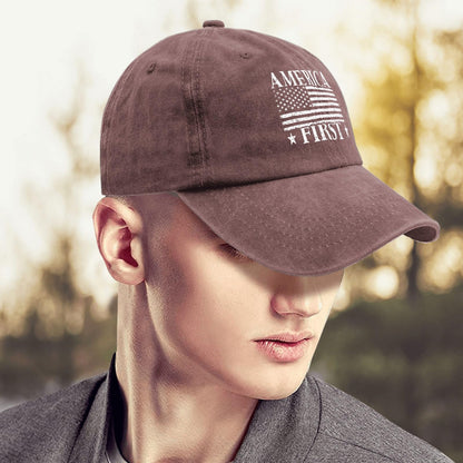 Funny Hat America Hats for Men Gifts for Dad Baseball Cap