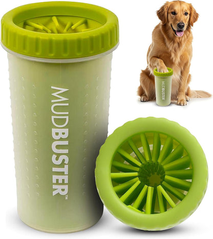 Dexas MudBuster Portable Dog Paw Cleaner - Premium Quality, Blue, Small Size for Pet Supplies and Accessories