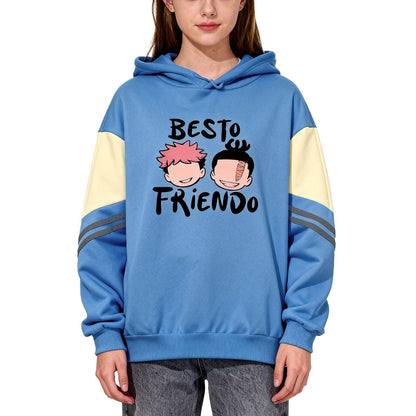 ACEFAST INC Itadori Yuji Best Friend Anime Hoodies Unisex Harajuku Graphic Hoodies Jjk Merch Anime Pullover Sweatshirt