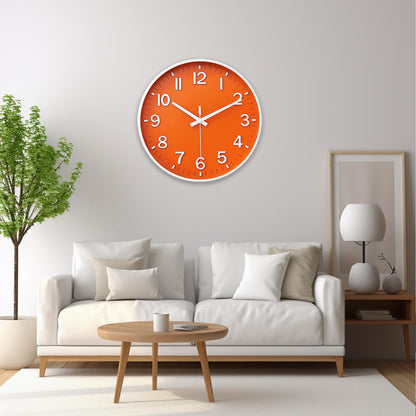 HZDHCLH Wall Clocks Battery Operated,Wall Clock Green,8 inch Wall Clock Silent Non Ticking Modern 3D Numbers for Kitchen Bedroom Living Room Office Classroom Decor