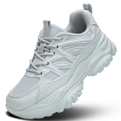 Women's Road Running Shoes Non Slip Ladies Walking Fashion Athletic Chunky Sneakers Work Gym Comfort Lightweight Mesh Soft Sole