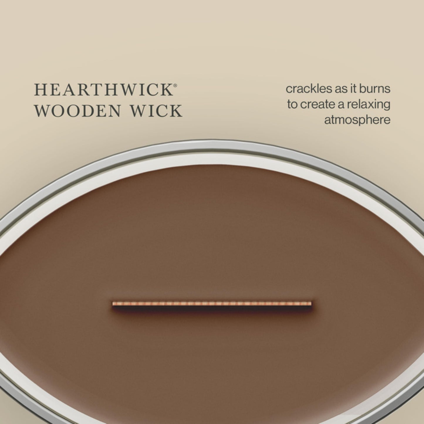WoodWick Large Hourglass Fireside Candle, Premium Soy Blend Wax, Crackles as it burns, Perfect for Gifting, 21oz