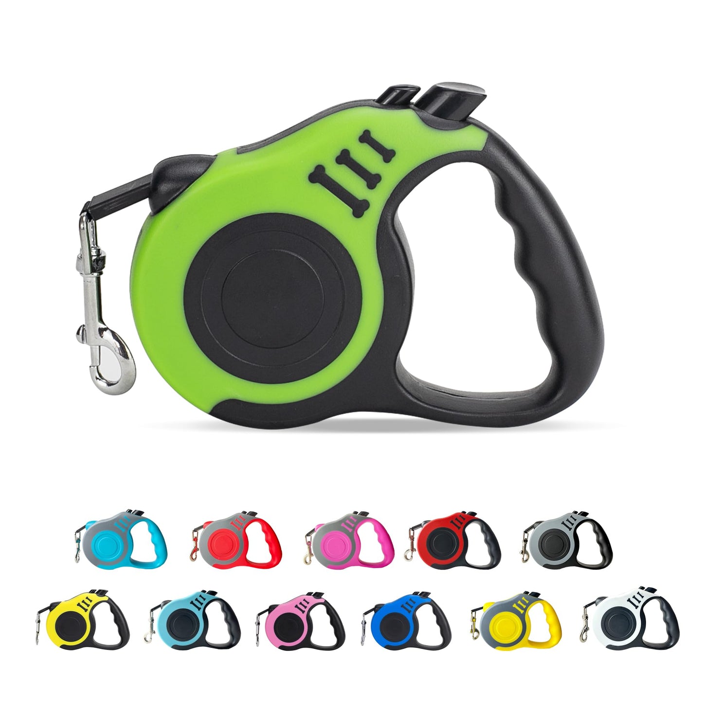 Retractable Dog Leash Automatic Telescopic Tractor Dog Tape, Pet Tape 10/16 FT Durable and Convenient, with Non-Slip Handle, Suitable for Small and Medium-Sized Dogs