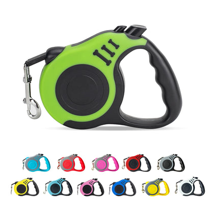 Retractable Dog Leash Automatic Telescopic Tractor Dog Tape, Pet Tape 10/16 FT Durable and Convenient, with Non-Slip Handle, Suitable for Small and Medium-Sized Dogs