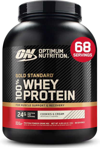 Optimum Nutrition Gold Standard 100% Whey Protein Powder, Extreme Milk Chocolate, 10 Pound (Packaging May Vary) (Pack of 2)