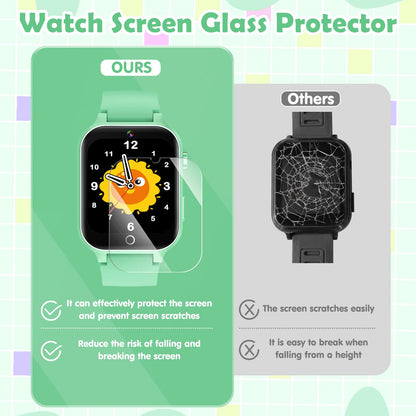 Luyiilo Smart Watch for Kids, with 26 Puzzle Games, Touch Screen, HD Camera, Alarm Clock, Toys for Ages 4-12 Years Old.Birthday Gift for Boys Girls (Blue)