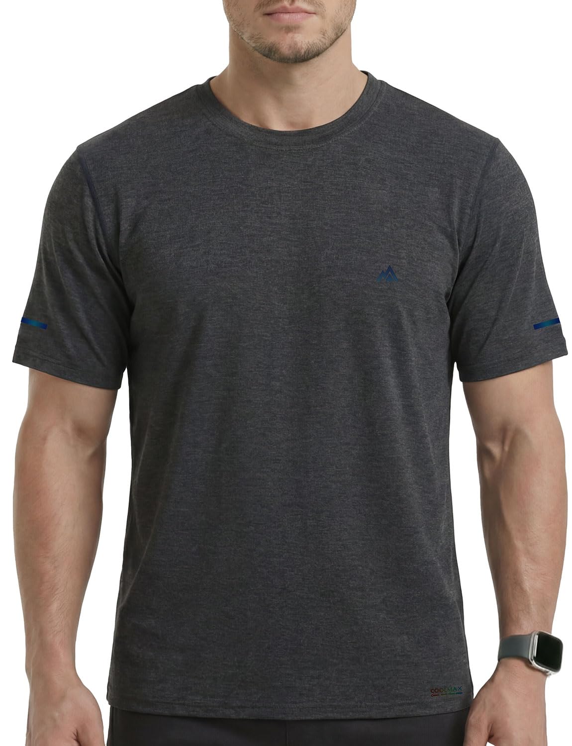 Cooling Bamboo Viscose T-Shirt for Men, Moisture Wicking Lightweight Quick Dry Workout Tee for Hot Weather