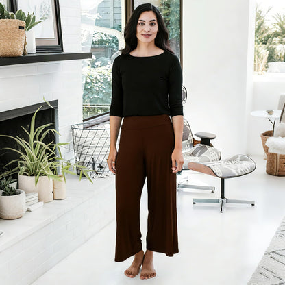 NEW YOUNG 3 Pack Women's Wide Leg Pants with Pockets High Waist Loose Sweatpants Casual Lounge Yoga Workout Palazzo