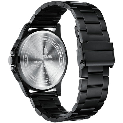 LN LENQIN Mens Watches Waterproof Stainless Steel Watch for Men Analog Quartz Fashion Business Designer Wristwatch