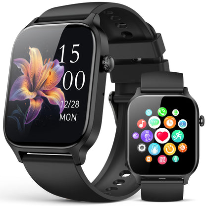 Smart Watches for Women Men, Fitness Tracker Watch with 110 Sports Modes, Step Counter/Sleep Monitor/Pedometer, IP68 Waterproof, Bluetooth Call & Music Control Smartwatch for iPhone/Android,Starlight