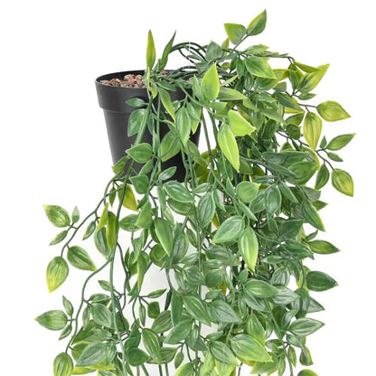 BLEUM CADE Fake Hanging Plants, 2pcs Artificial Pothos Vines Faux Plants Greenery for Wall Home Living Room Office Indoor Outdoor Decor (No Baskets)