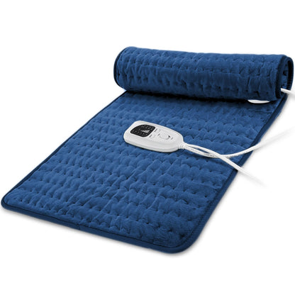 Electric Heating pad with 6 Heat Settings, Auto Shut Off, Dry Electric Heating for Back Neck Knee Arms Legs Shoulder Heat Pads for Christmas Birthday Father Mother's Day (24"X12", Gray Green)