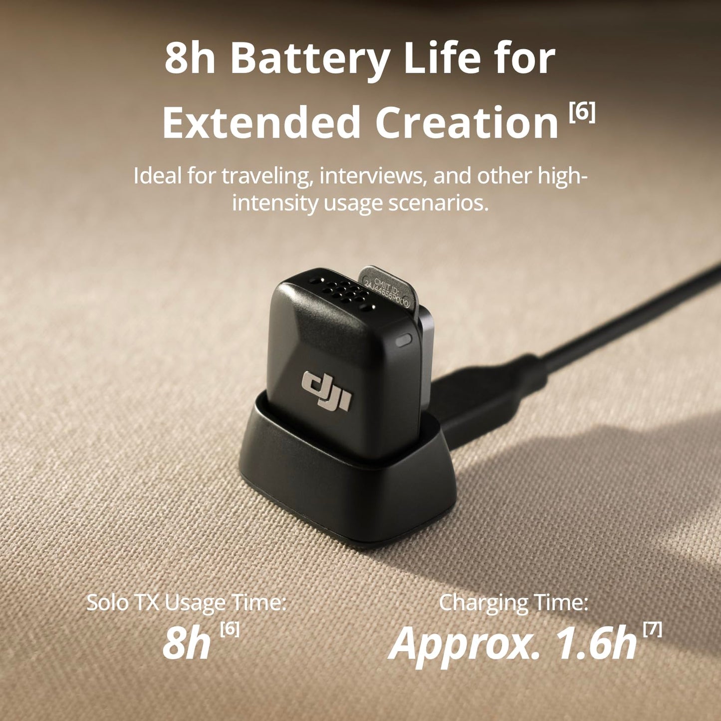 DJI Mic Mini (2 TX + 1 RX), Ultralight, Detail-Rich Audio | Noise Cancelling, Automatic Limiting, Wireless Microphone for Camera/iPhone/Android, Vlog, Streaming, 400m Transmission