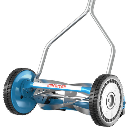American Lawn Mower 1204-14 14-Inch 4-Blade Push Reel Lawn Mower, Red
