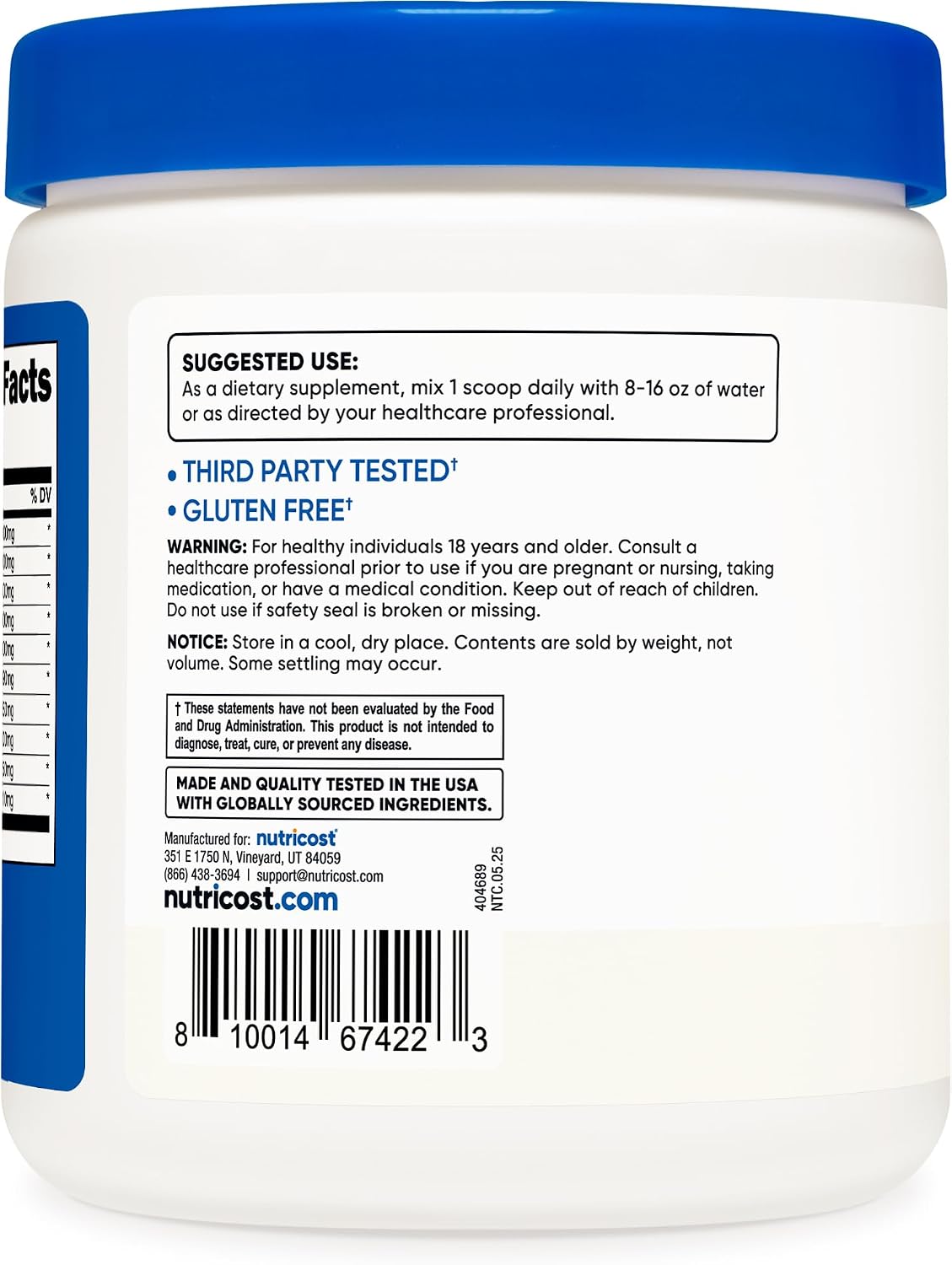Nutricost EAA Powder 30 Servings (Fruit Punch) - Essential Amino Acids - Non-GMO, Gluten Free, Vegetarian Friendly (Pack of 2)