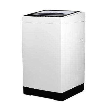 BLACK+DECKER 0.9 Cu. Ft. Portable Washer, 6.6 lb. Capacity Washing Machine for Homes & Apartments, 5 Wash Cycles, Quick Connect Sink Adapter and Drain Hose Included, LED Display, BPWM09W, White