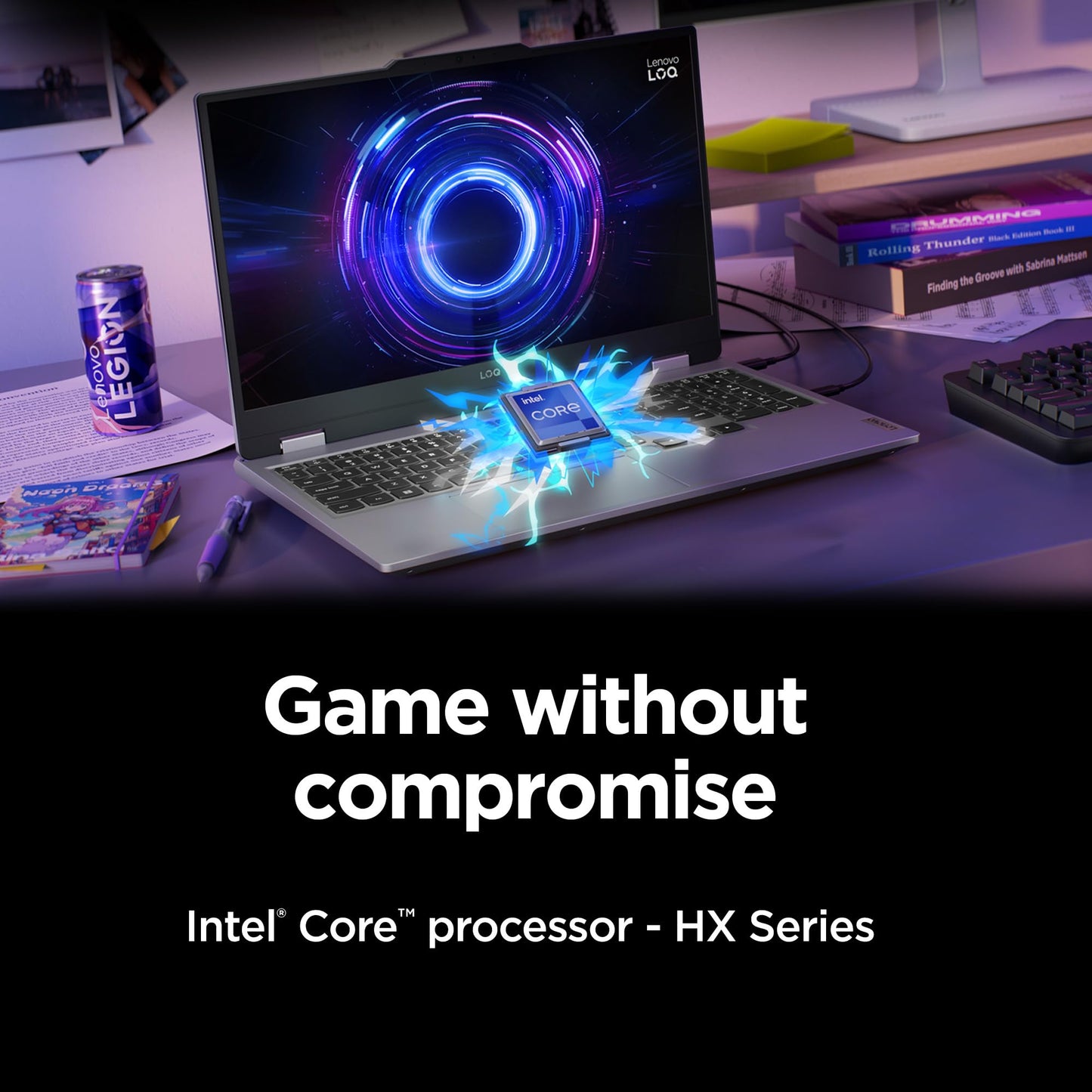 Lenovo Legion LOQ AI-Powered Gaming Laptop - Intel Core i7-13650HX, 15.6" FHD IPS 144Hz Display, GeForce RTX 5050, 16GB Memory, 1TB Storage, G-Sync, Luna Grey