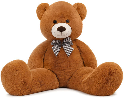 Toys Studio 47 Inch Big Teddy Bear Giant Stuffed Animal for Girls, 4 Feet Large Teddy Bear Baby Shower Party Decorations Kids Women Girlfriend Christmas Valentines Gifts, Light Brown