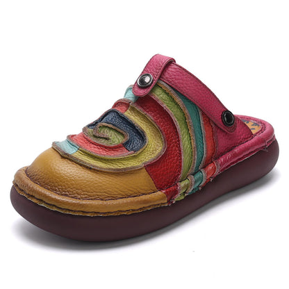 Women's Casual Loafers Shoes Garden Clogs for Women Platform Slippers Colorful Slip-On Comfortable Mules & Clogs Sandals