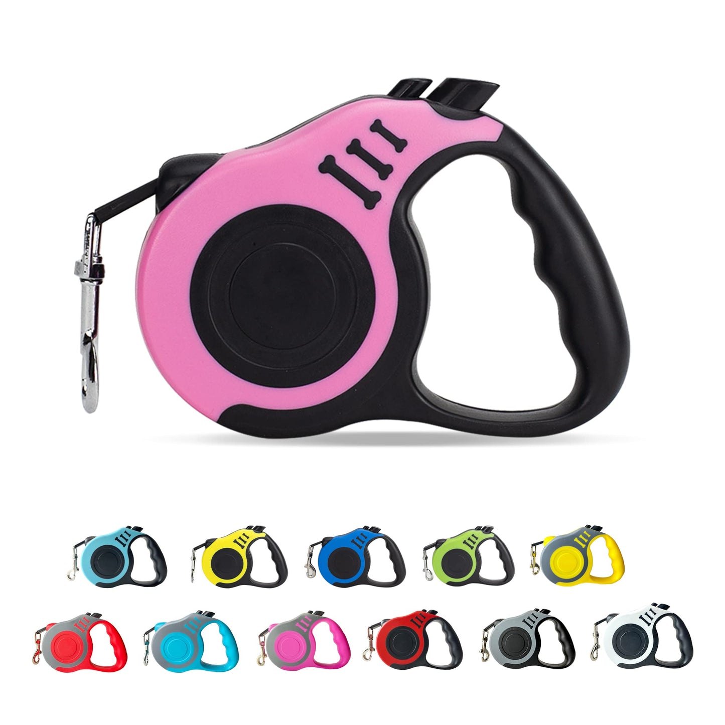 Retractable Dog Leash Automatic Telescopic Tractor Dog Tape, Pet Tape 10/16 FT Durable and Convenient, with Non-Slip Handle, Suitable for Small and Medium-Sized Dogs