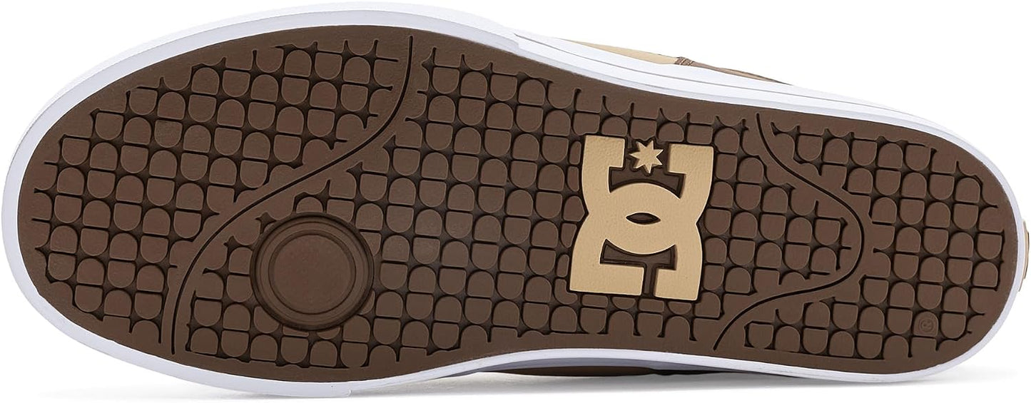 DC, Men's, Pure, Cream/Brown/Tan, 8, Medium