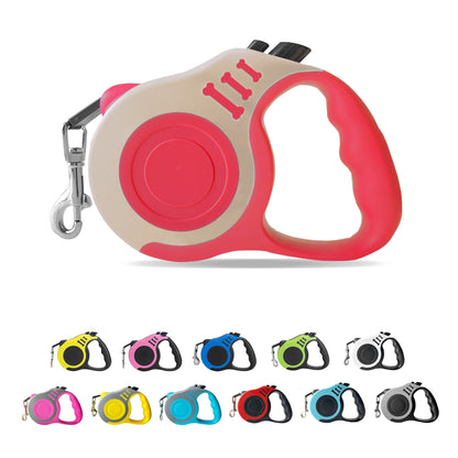 Retractable Dog Leash Automatic Telescopic Tractor Dog Tape, Pet Tape 10/16 FT Durable and Convenient, with Non-Slip Handle, Suitable for Small and Medium-Sized Dogs