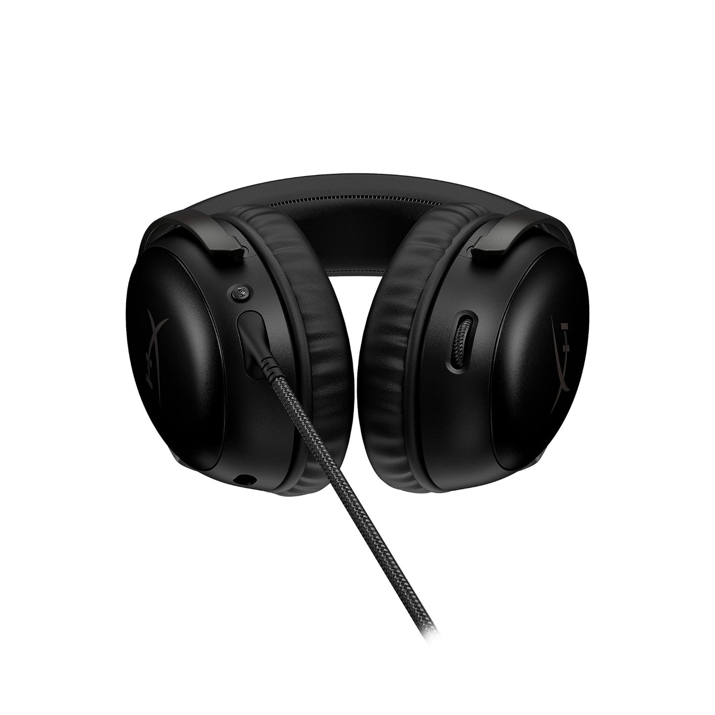 HyperX Cloud III – Wired Gaming Headset, PC, PS5, Xbox Series X|S, Angled 53mm Drivers, Spatial Audio, Memory Foam, Durable Frame, Ultra-Clear 10mm Mic, USB-C, USB-A, 3.5mm – Black/Red