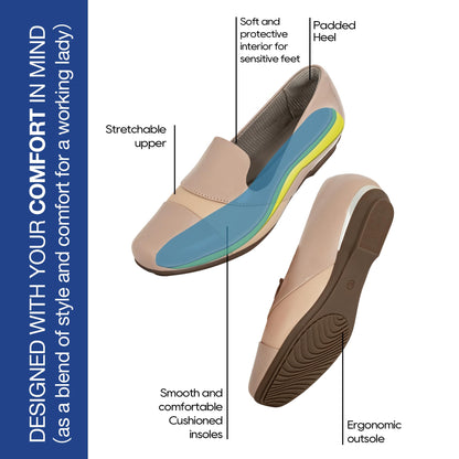 Ortho + Rest Women Orthopedic Dress Shoes Bunions Loafers Slip On Orthotic Shoes