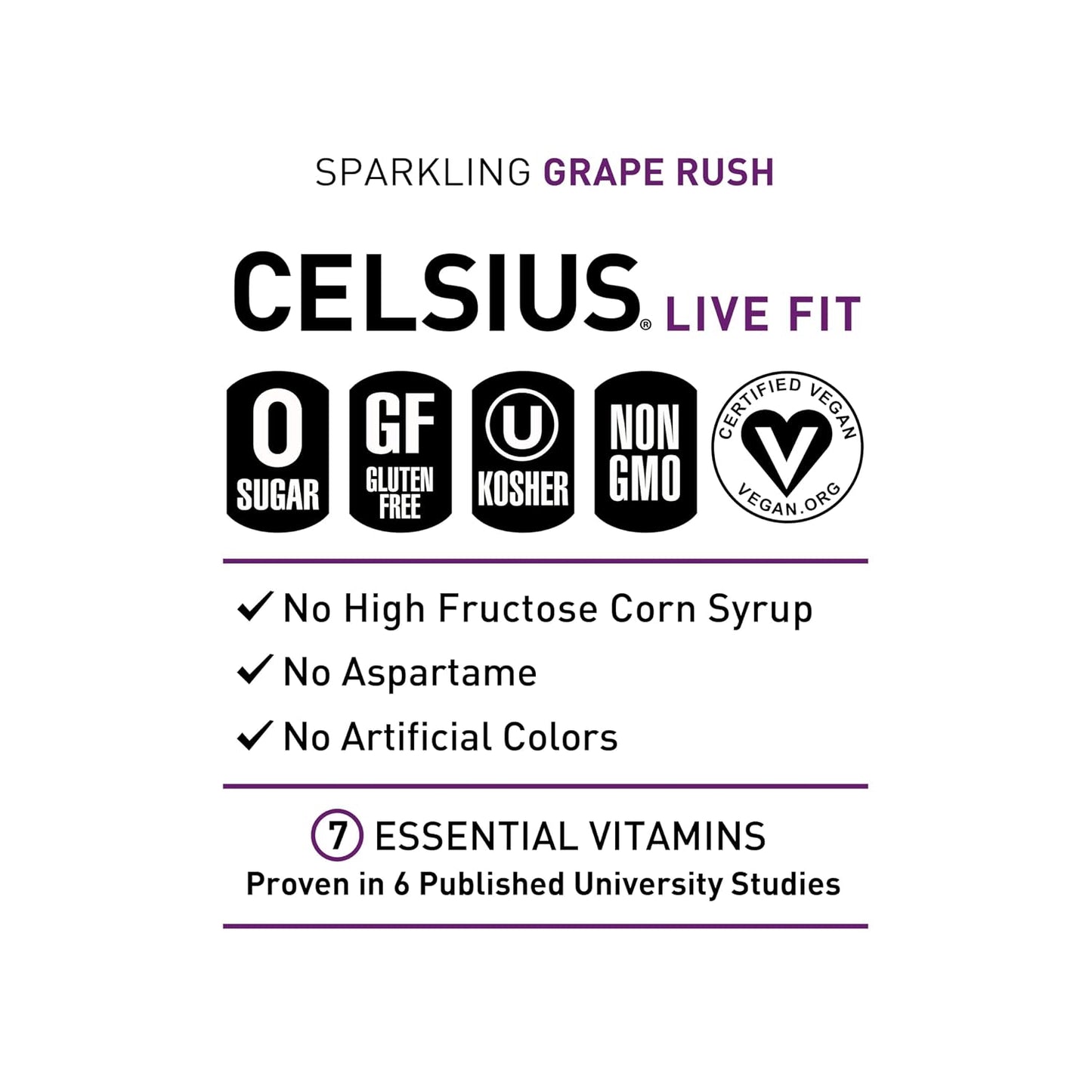 CELSIUS Sparkling Orange, Sugar Free Energy Drink, 12 Fl Oz (Pack of 12)