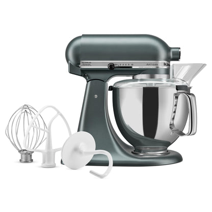KitchenAid Artisan Series 5 Quart Tilt Head Stand Mixer with Pouring Shield KSM150PS, Almond Cream