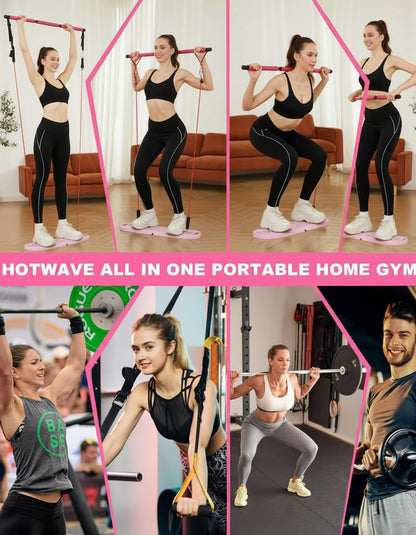 HOTWAVE Push Up Board Fitness, Portable Foldable 20 in 1 Push Up Bar at Home Gym, Pushup Handles for Floor. Professional Strength Training Equipment For Man and Women