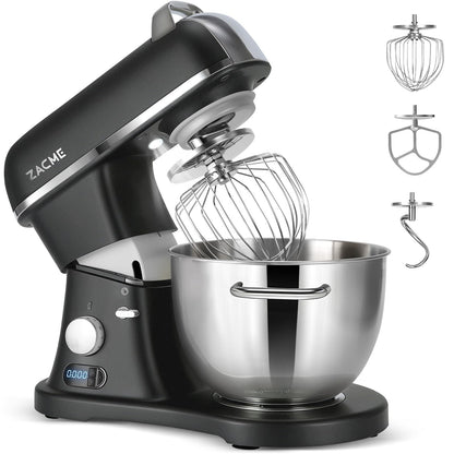 8.4QT Commercial Stand Mixer 800W with Aluminum Die Casting Meets the Standard of NSF/ANSI 8-2023, Mixers Kitchen Electric Stand Mixer with Stainless Steel 8L Bowl, Dough Hook, Whisk and Beater