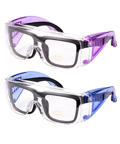 UNCO- Safety Goggles Over Glasses, Protective Goggles, Anti Fog, Work, Safety Glasses Over