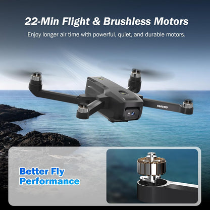 GPS Drone with EIS Camera for Adults Beginners,4.5" HD LCD RC Screen,Al Track&Orbit Mode,32G SD Card with Drone Professional Auto Return, Drones Long Range Follow Me,Gesture Control,under 249g