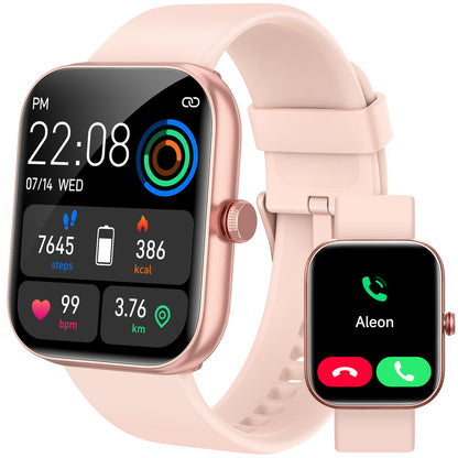 Smart Watch for Women Men, Smartwatch for iPhone & Android Bluetooth (Answer/Call) Built-in Alexa, 1.91" HD Fitness Tracker with 105+ Sport Modes, IP68 Waterproof, Sleep/Heart Rate/SpO2/Stress Monitor