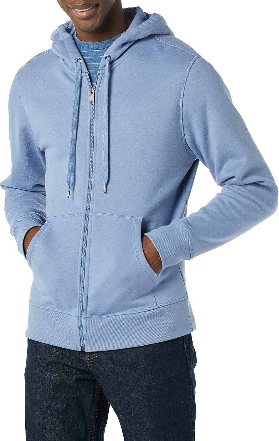 Amazon Essentials Men's Full-Zip Fleece Hoodie Sweatshirt (Available in Big & Tall)