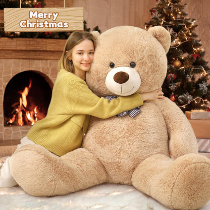 Toys Studio 47 Inch Big Teddy Bear Giant Stuffed Animal for Girls, 4 Feet Large Teddy Bear Baby Shower Party Decorations Kids Women Girlfriend Christmas Valentines Gifts, Light Brown