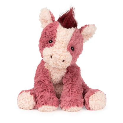 GUND Cozys Collection Cow, Stuffed Animal for Ages 0 and Up, Spring Decor Plush Toy, Cream/Blue, 10”