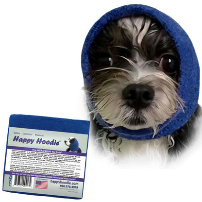 Happy Hoodie The Original Dog & Cat Calming Band - American Brand - Anxiety Relief/Noise Protection - Grooming - Thunder - Fireworks (Large, Black) - Since 2008