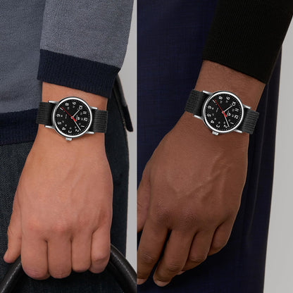 LN LENQIN Mens Watches Unisex Military Sport Nylon Strap Stylish Luminous Fashion Analog Quartz Watch for Men Waterproof Army Tactical Casual Wristwatch