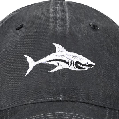 Embroidered Baseball Cap Adjustable Vintage Washed Distressed Denim Baseball Hat for Women Men