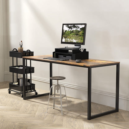 SHW Mission 32-Inch Home Office Computer Desk, Black