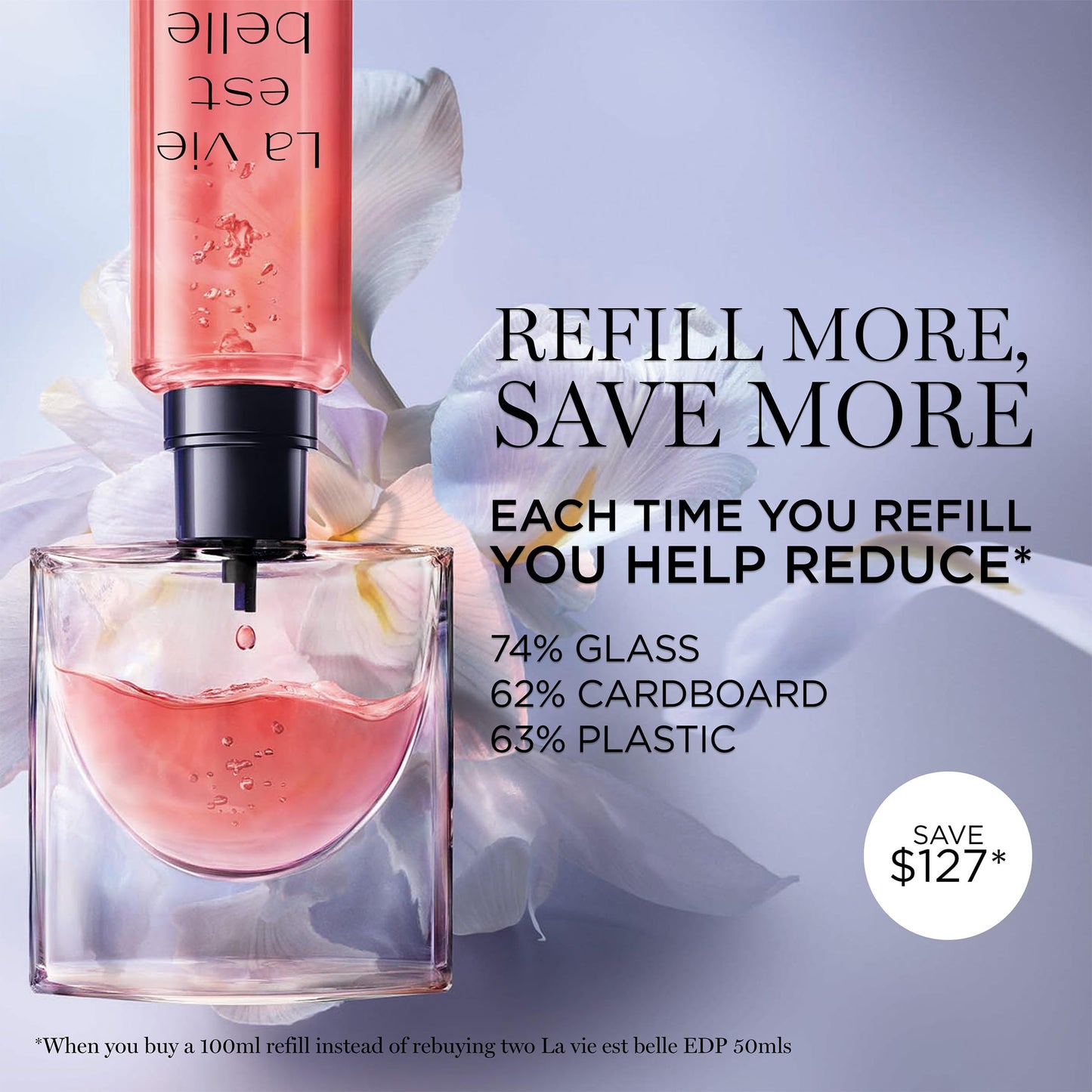Lancôme La Vie Est Belle Eau de Parfum - Floral & Sweet Women's Perfume | Long Lasting Fragrance with Notes of Iris, Earthy Patchouli, Warm Vanilla & Spun Sugar - Floral & Sweet Perfume for Women
