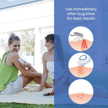 Beurer BR60 Insect Sting and Bite Relief, Bug Bite Healer for Chemical-Free Treatment of Insect Bites and Stings, Non-Toxic Natural Relief from Itching and Swelling, for Mosquito Bites