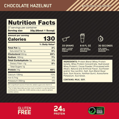 Optimum Nutrition Gold Standard 100% Whey Protein Powder, Extreme Milk Chocolate, 10 Pound (Packaging May Vary) (Pack of 2)