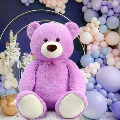 Toys Studio 47 Inch Big Teddy Bear Giant Stuffed Animal for Girls, 4 Feet Large Teddy Bear Baby Shower Party Decorations Kids Women Girlfriend Christmas Valentines Gifts, Light Brown